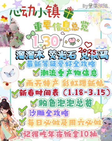 1.30最全硬核信息总览攻略包含兑换码，攻略