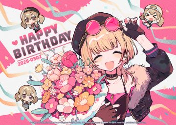 🎉小豆泽心羽生日贺图公开！