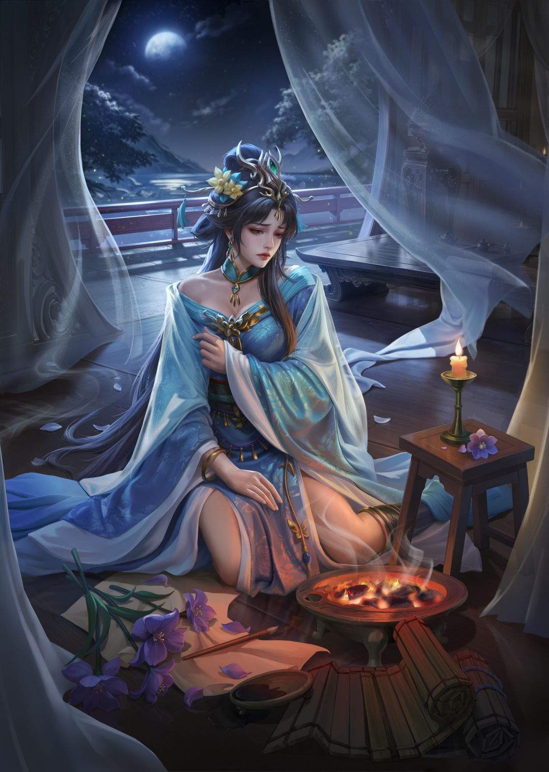 羊献容双形态原画&皮肤、王濬原画欣赏 2