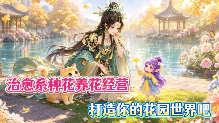 🔥治愈系种花养成经营，打造自己的花园世界吧‼️截图
