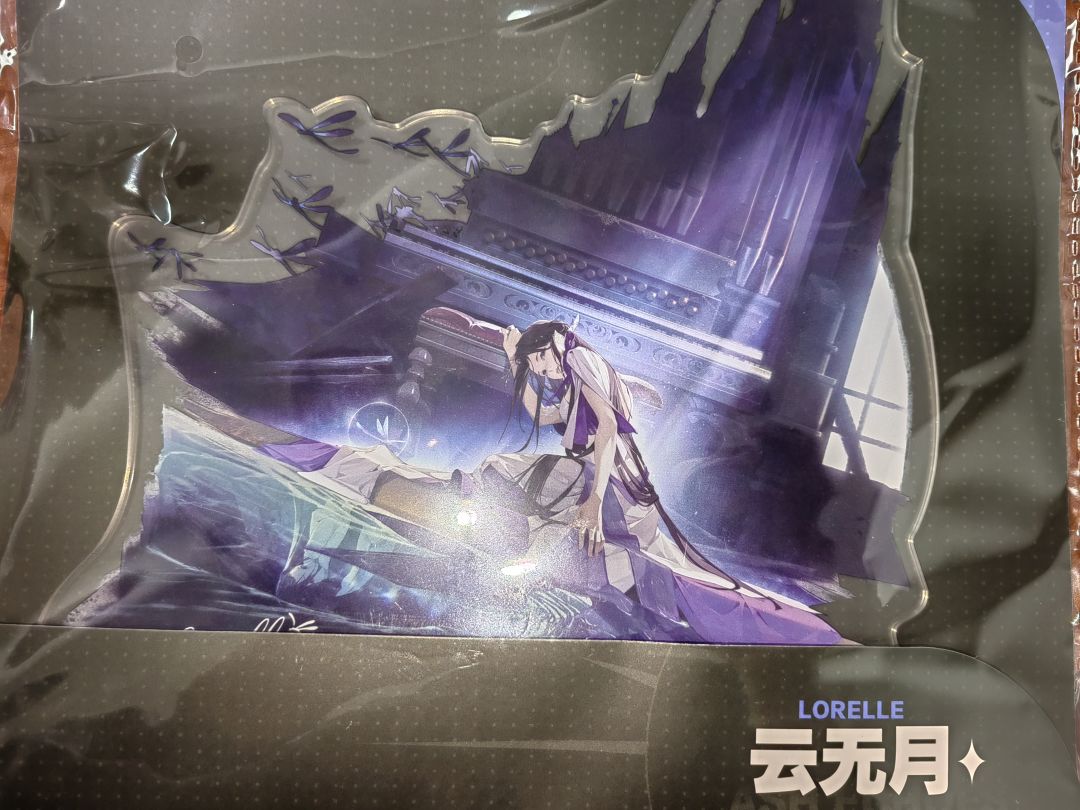 不知道哪次活动抽到的免费周边到了 1