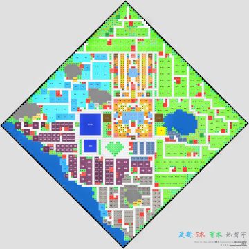 波斯五木布局图