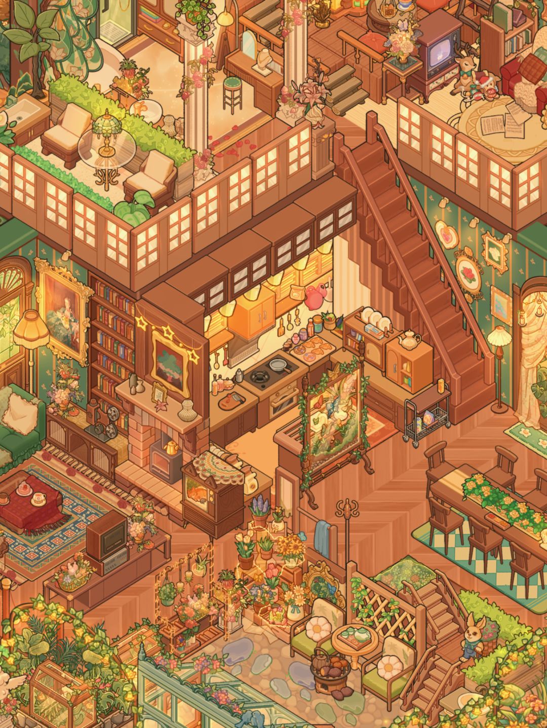 绿意原木屋 3