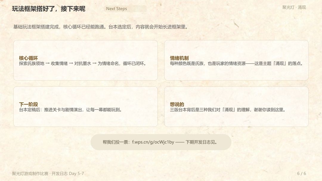 《代号:灯塔》开发日志 02:游戏跑起来了,三版台本等你投票 6