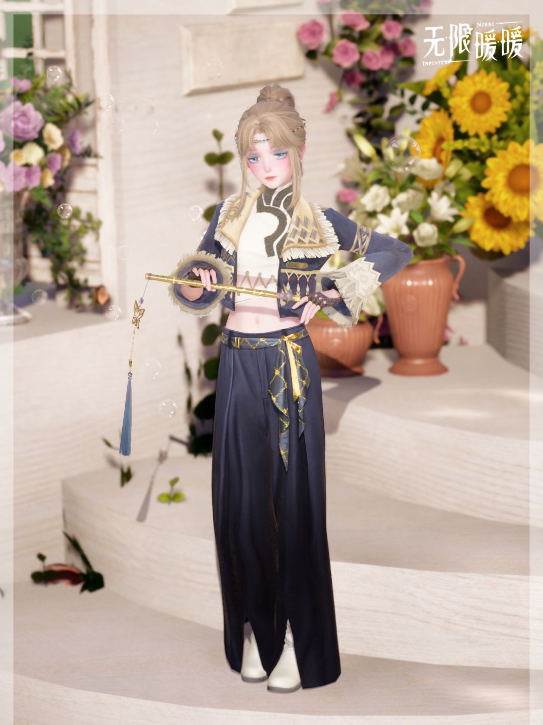fashion拖地裤 2