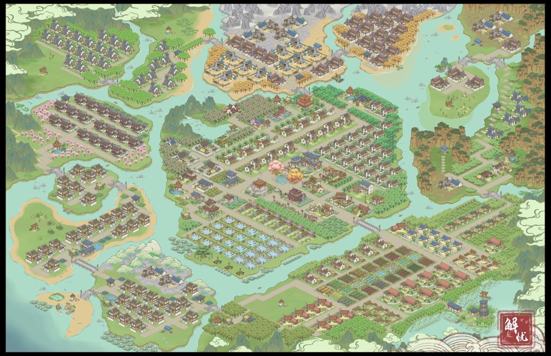 布局参考，有地基图截图