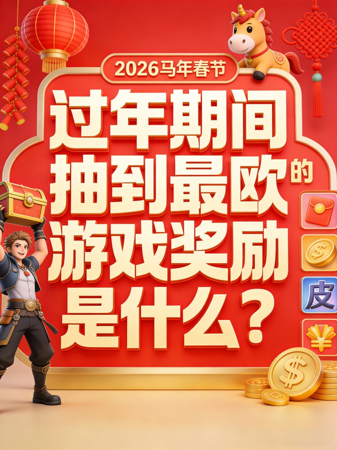 过年期间抽到最欧的游戏奖励是什么? 1