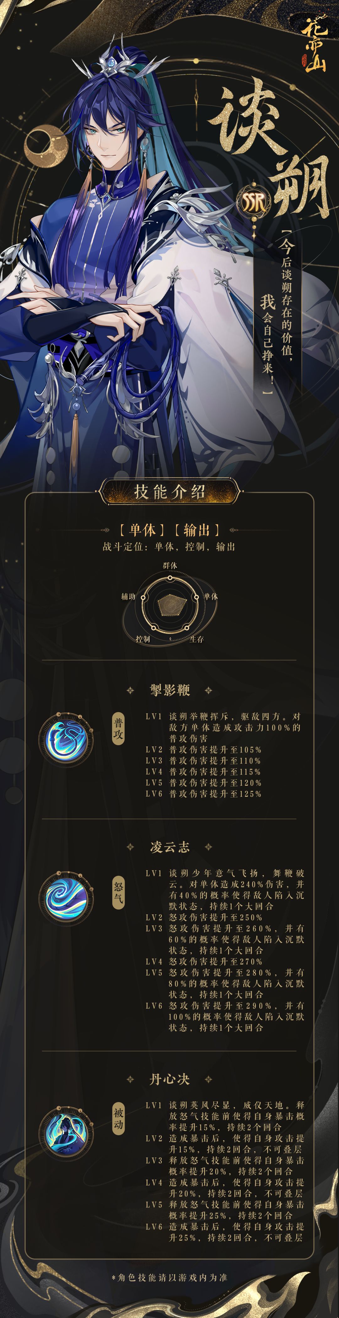 花诏录|新名士信息公开:谈朔 2