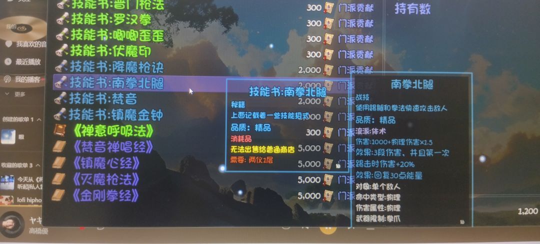 佛门两仪被动,功法和门派套 3