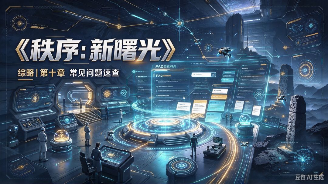 《秩序:新曙光》综略丨第十章 常见问题速查 1