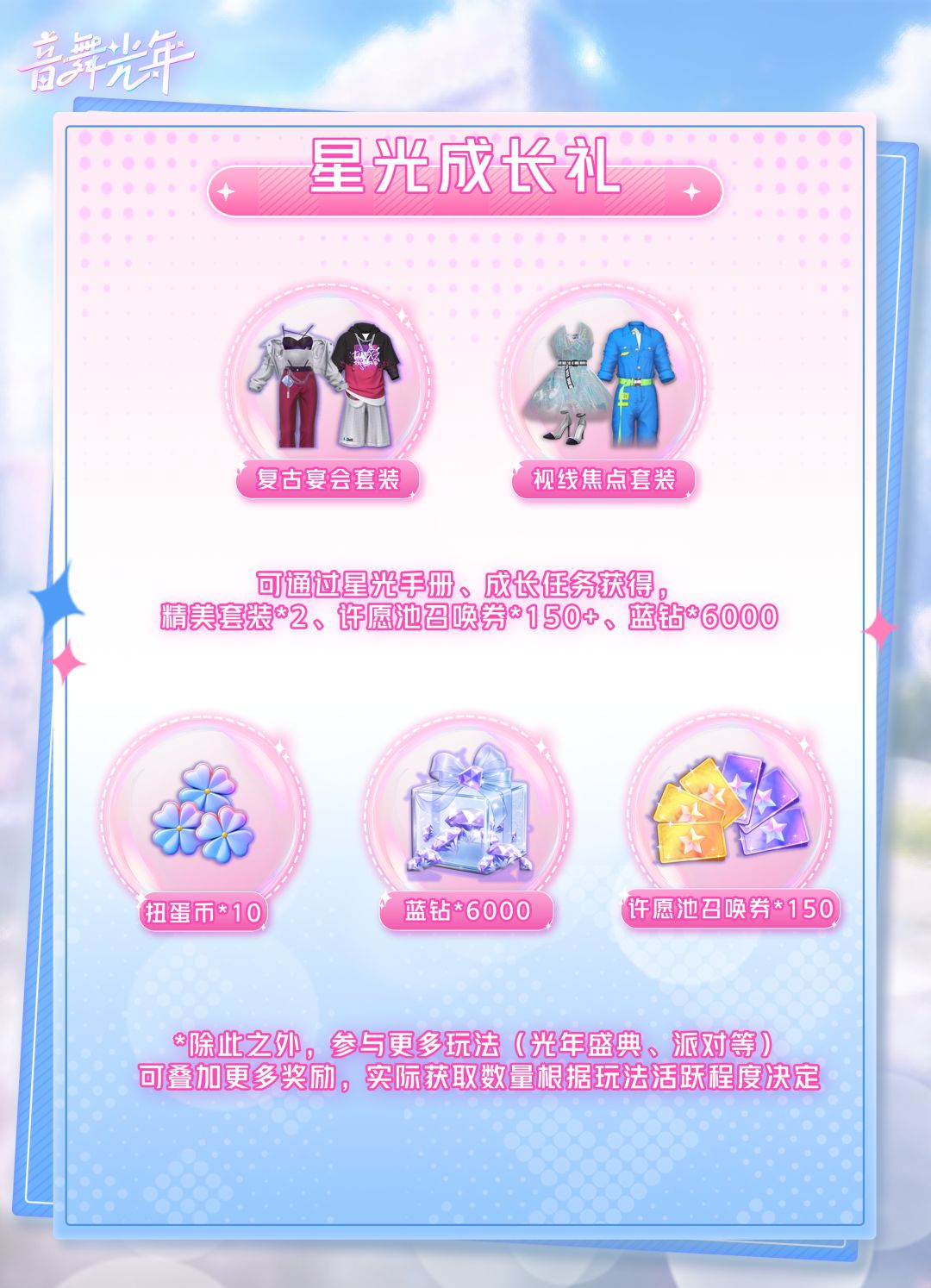 《音舞光年》7月6日不删档测试|开服福利 3