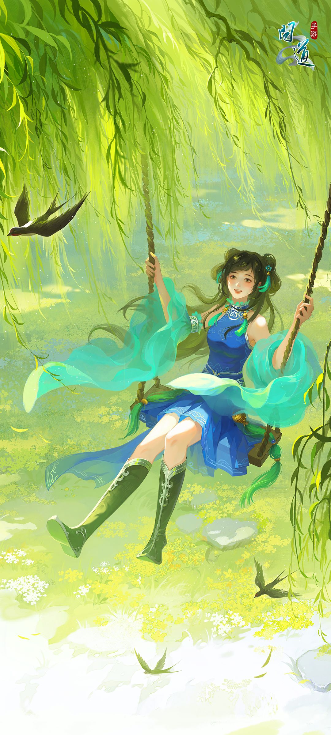 最新壁纸!水女的秋千有没有荡到你心里? 1