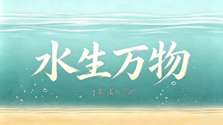 《水生万物》|开发者日志01截图