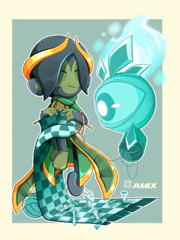 好久没画绿多拉了