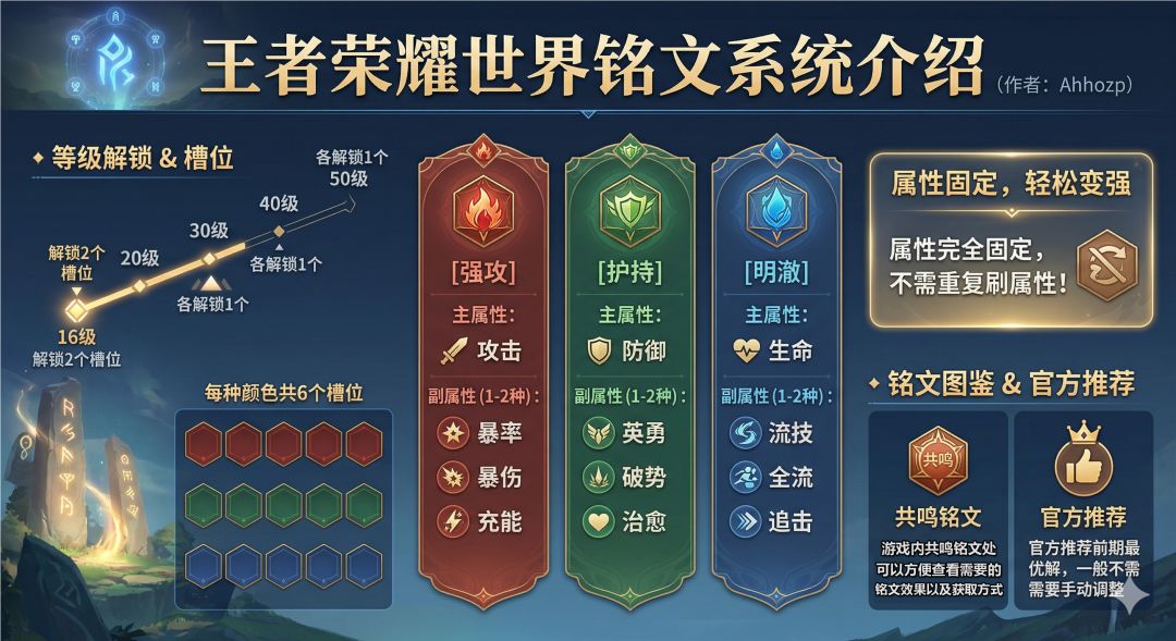 王者荣耀世界 铭文系统介绍截图