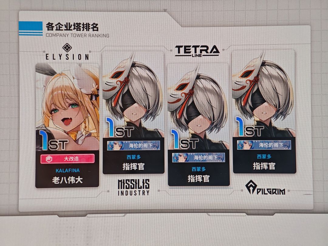 三个塔第一啦 1