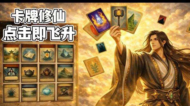 卡牌修仙,点击即突破,修仙如喝水一般简单❗截图
