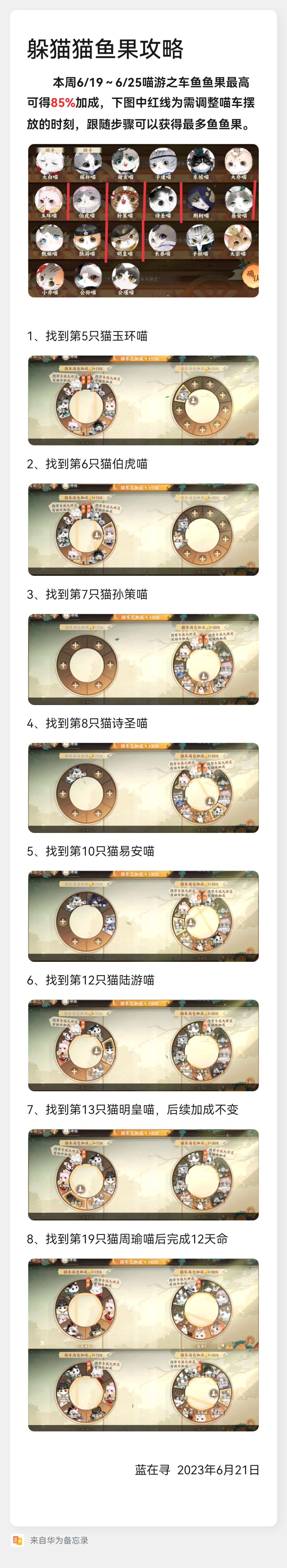 【躲猫猫攻略】&【周三提醒】 2
