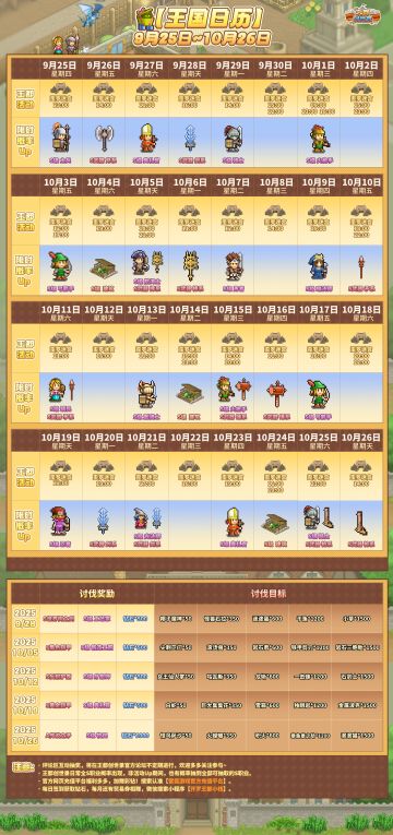 【王国日历9.25-10.26】月度&终身充值回馈活动持续进行中~