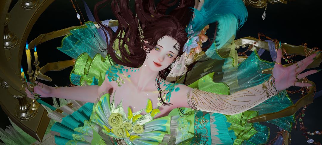 今天抽到的尾巴和玛丽超级配 3
