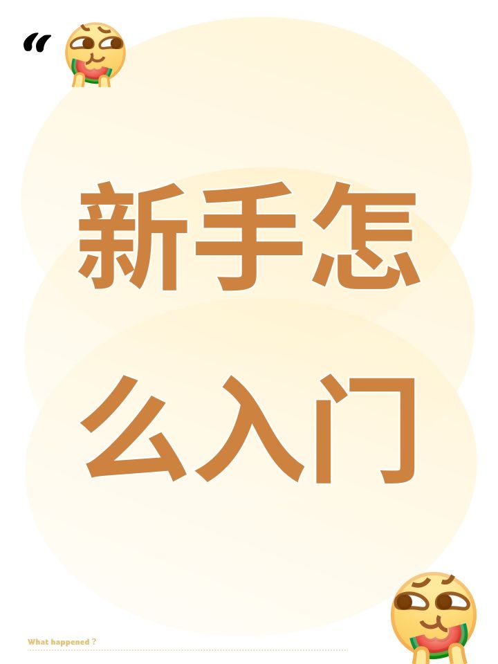 新手怎么入门截图