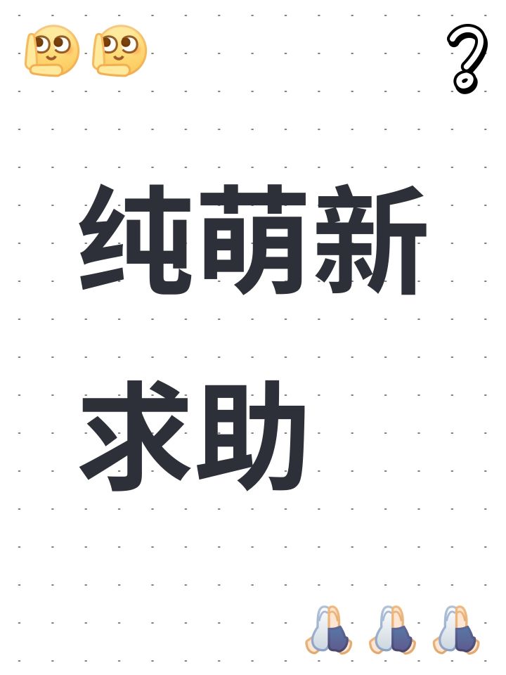 纯萌新求助截图