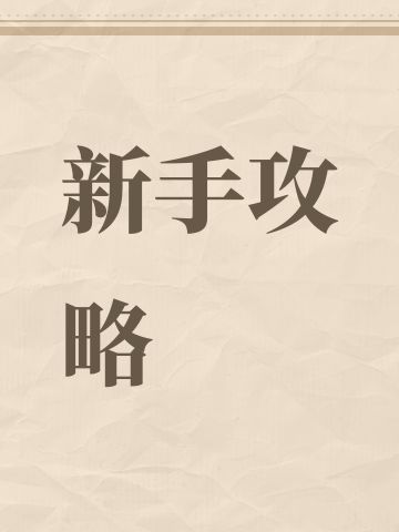 新手攻略