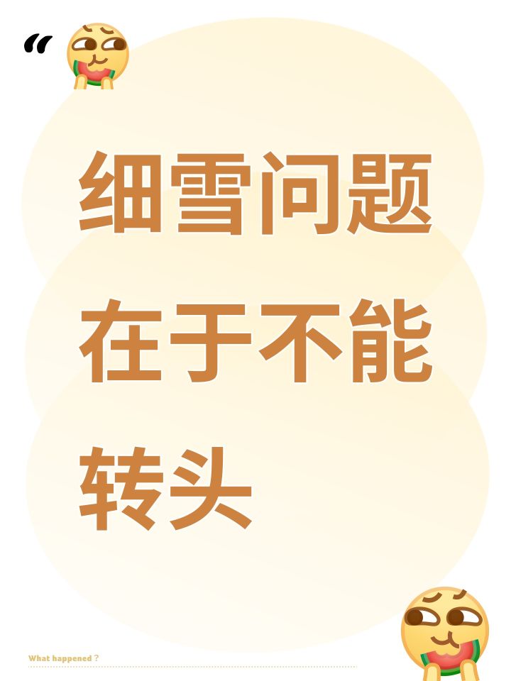 细雪问题在于不能转头截图