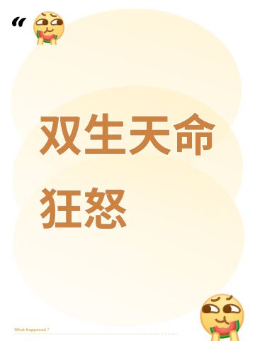 双生天命 狂怒