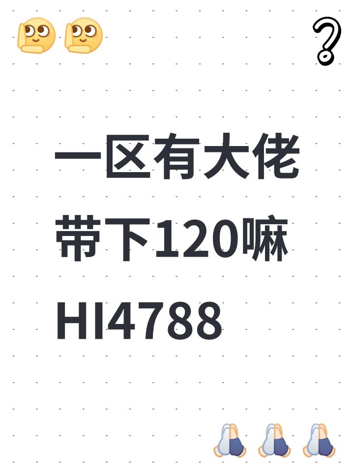 一区有大佬带下120嘛 HI4788截图