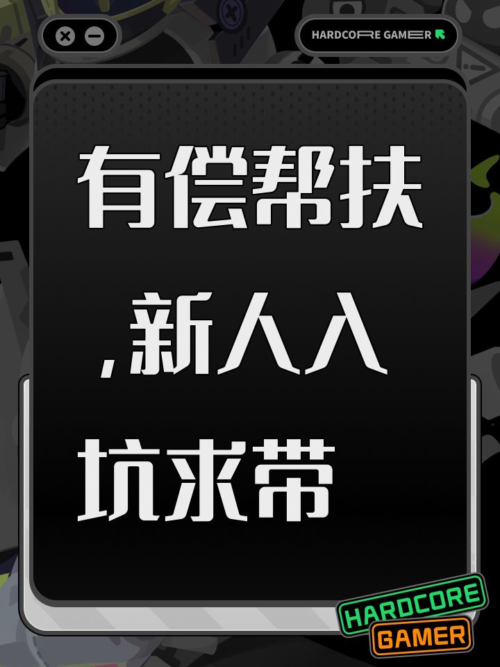 有偿帮扶,新人入坑求带截图