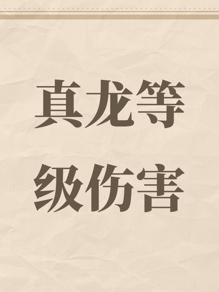 真龙等级伤害截图