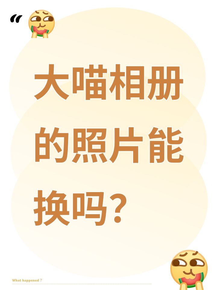 大喵相册的照片能换吗？截图