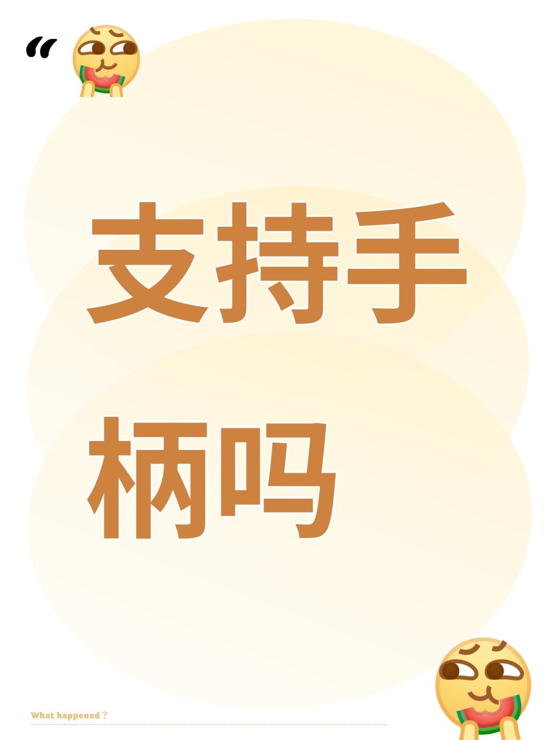 支持手柄吗 1