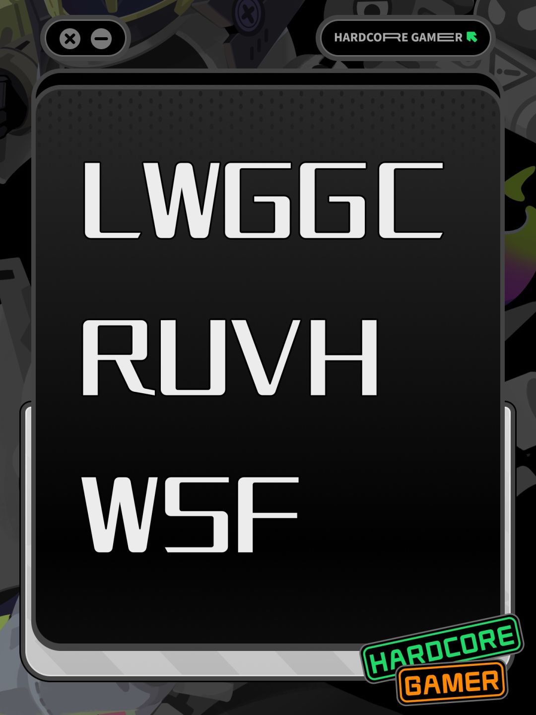 LWGGCRUVHWSF 1
