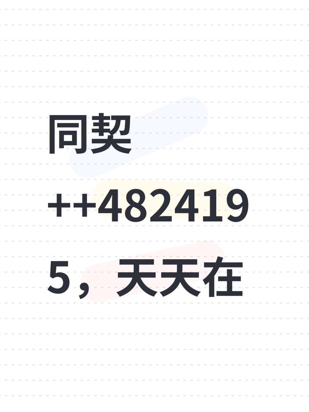 同契++4824195,天天在 1