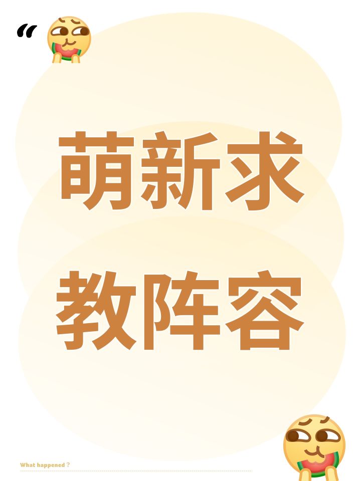 萌新求教阵容截图
