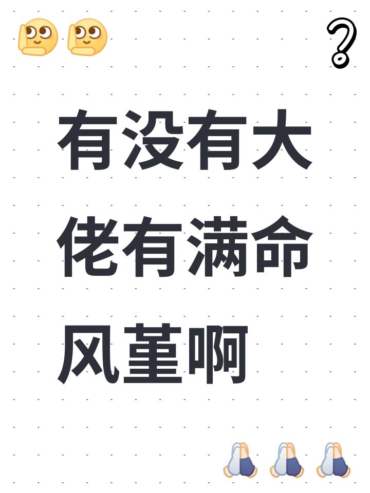 有没有大佬有满命风堇啊截图