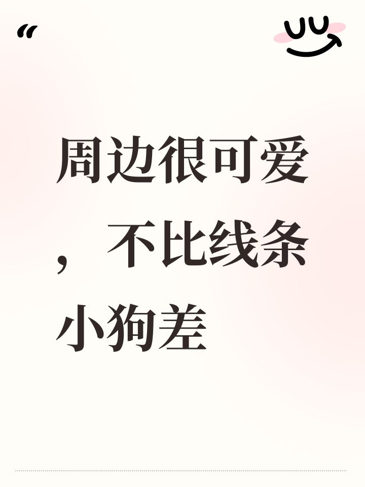 周边很可爱，不比线条小狗差截图