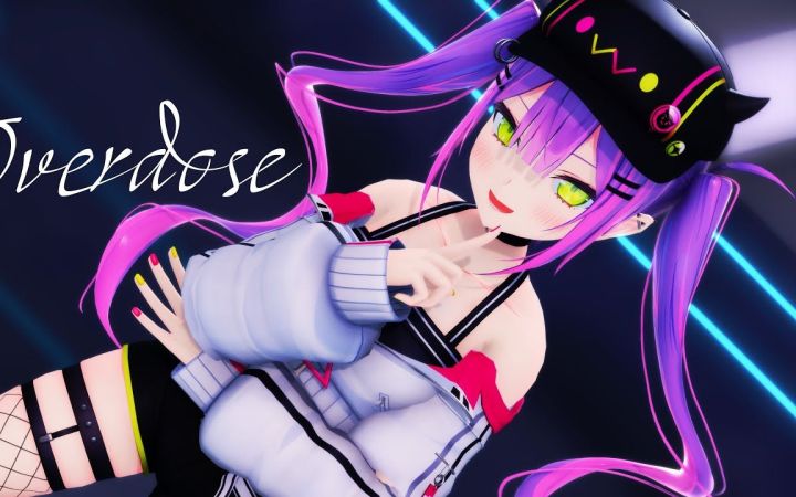 【VtuberMMD】Overdose【常暗永远】【搬运】截图