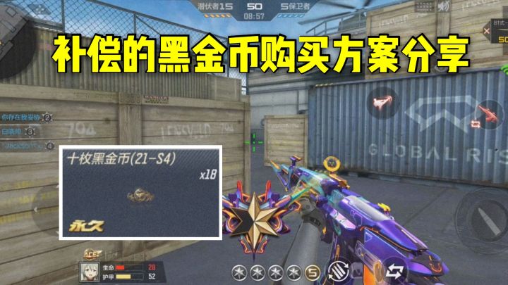 补偿的180个黑金币怎么花？购买方案分享给大家！截图