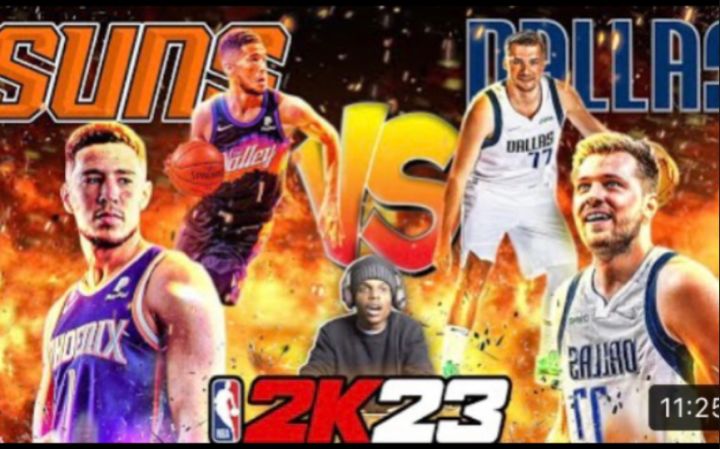 【2k23模拟】东契奇vs布克截图