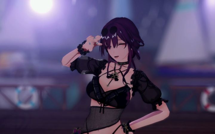 【崩铁MMD】STAYC - Teddy Bear -Japanese Ver.-【卡芙卡】【搬运】截图
