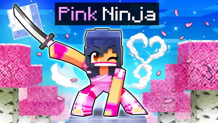 【Aphmau】在《我的世界》中扮演粉色忍者!截图