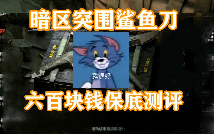 暗区突围鲨鱼刀,怨种我当了,大家一起点评一下吧截图
