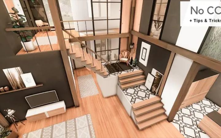 【模拟人生4速建|搬运|附链接|40×30|nocc】Modern YouTuber House截图