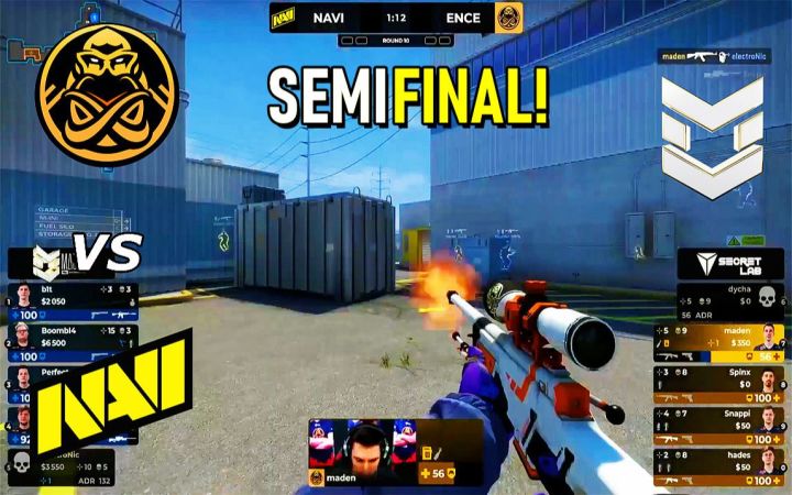 【2022PGL安特卫普Major】ENCE vs NaVi - 半决赛 BO3高光集锦 l CSGO截图