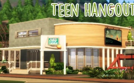 【模拟人生4速建|搬运|附链接|30×20|nocc】Teen Hangout截图