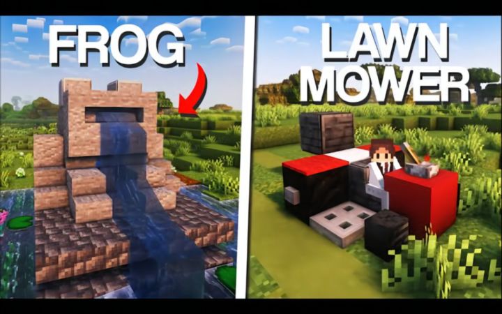 【Minecraft】10+ 庭院适用建筑截图