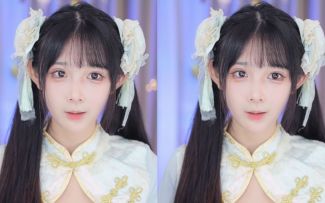 【鱼子酱】《千里邀月》中华风洛丽塔打歌服套装 直播跳舞录屏